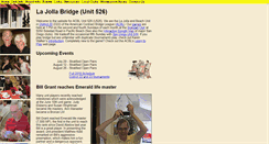 Desktop Screenshot of lajollabridge.com
